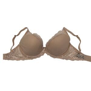 Natori Feathers T-Shirt Bra Cafe Beige Women's Size 32DDD Style 730023 MSRP $68